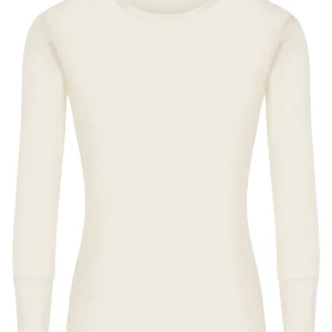 Merino Strong - Maglietta girocollo in costina di lana pesante - B.co Lana