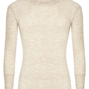 Merino Strong - Maglietta girocollo in costina di lana pesante - Normale