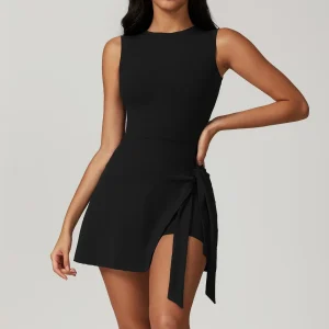 Tuta Sportiva Sexy Senza Maniche da Yoga per Donna Tuta Fitness Un Pezzo Senza Schienale con Canotta e Pantaloncini Abbigliamento Sportivo