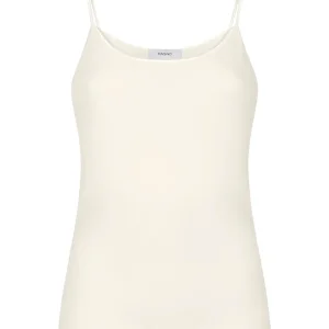 Sintonia - Top in tessuto doubleface  - B.co Lana