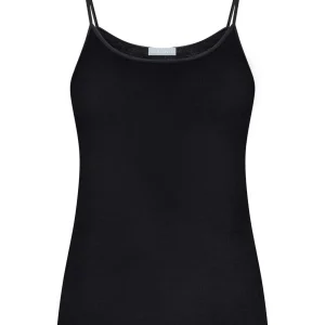 Sintonia - Top in tessuto doubleface  - Nero