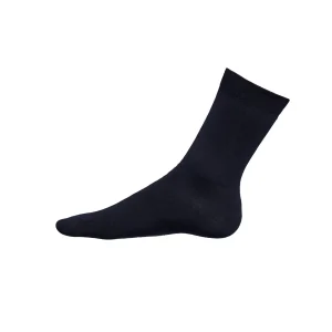 Calza corta in caldo cotone elasticizzato - Bleu