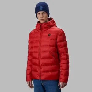 Piumino con cappuccio