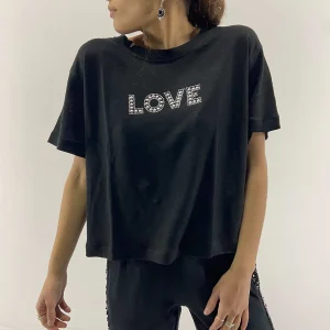 T-shirt over in lino