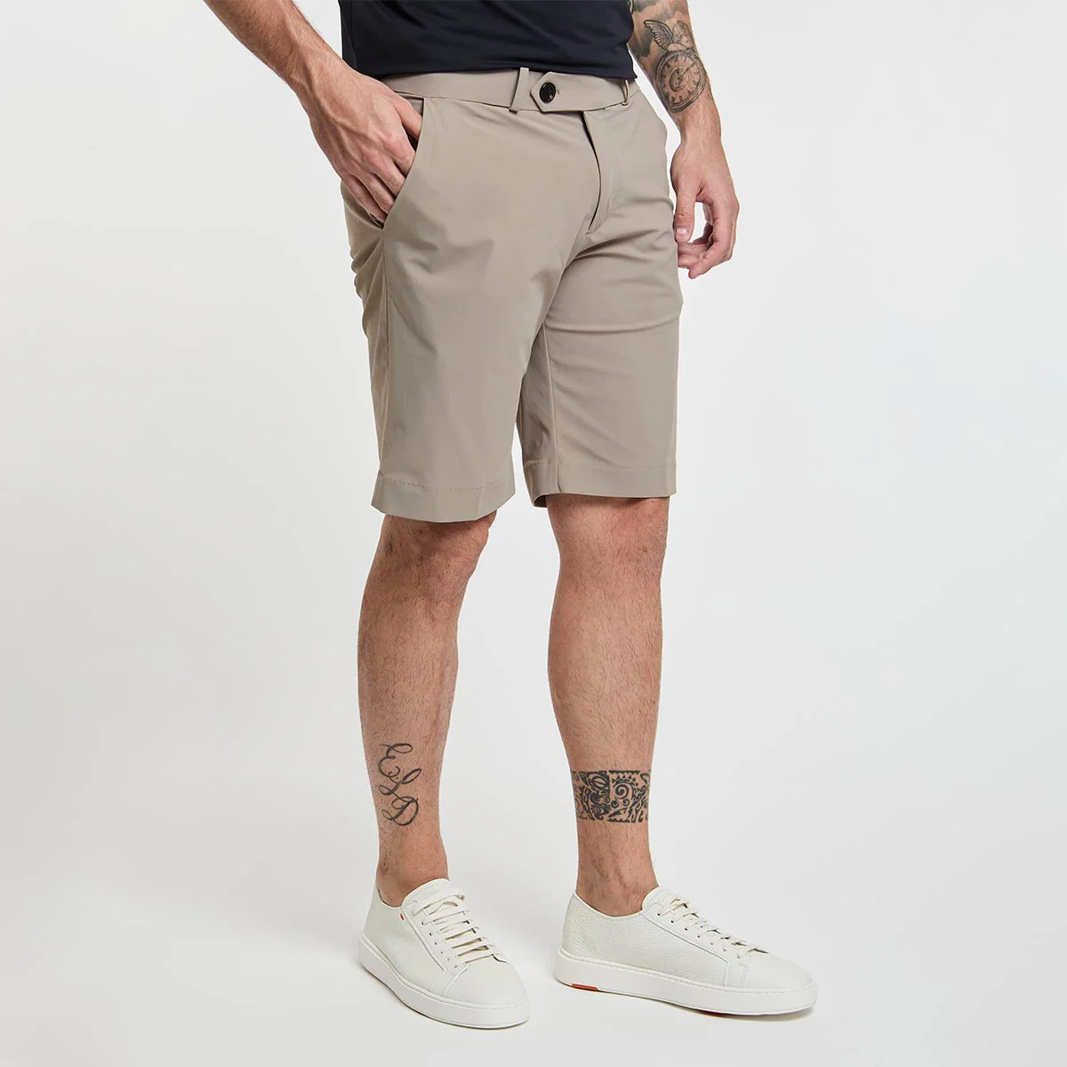 Bermuda chino beige - immagine 3