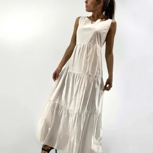 Vestito lungo bianco