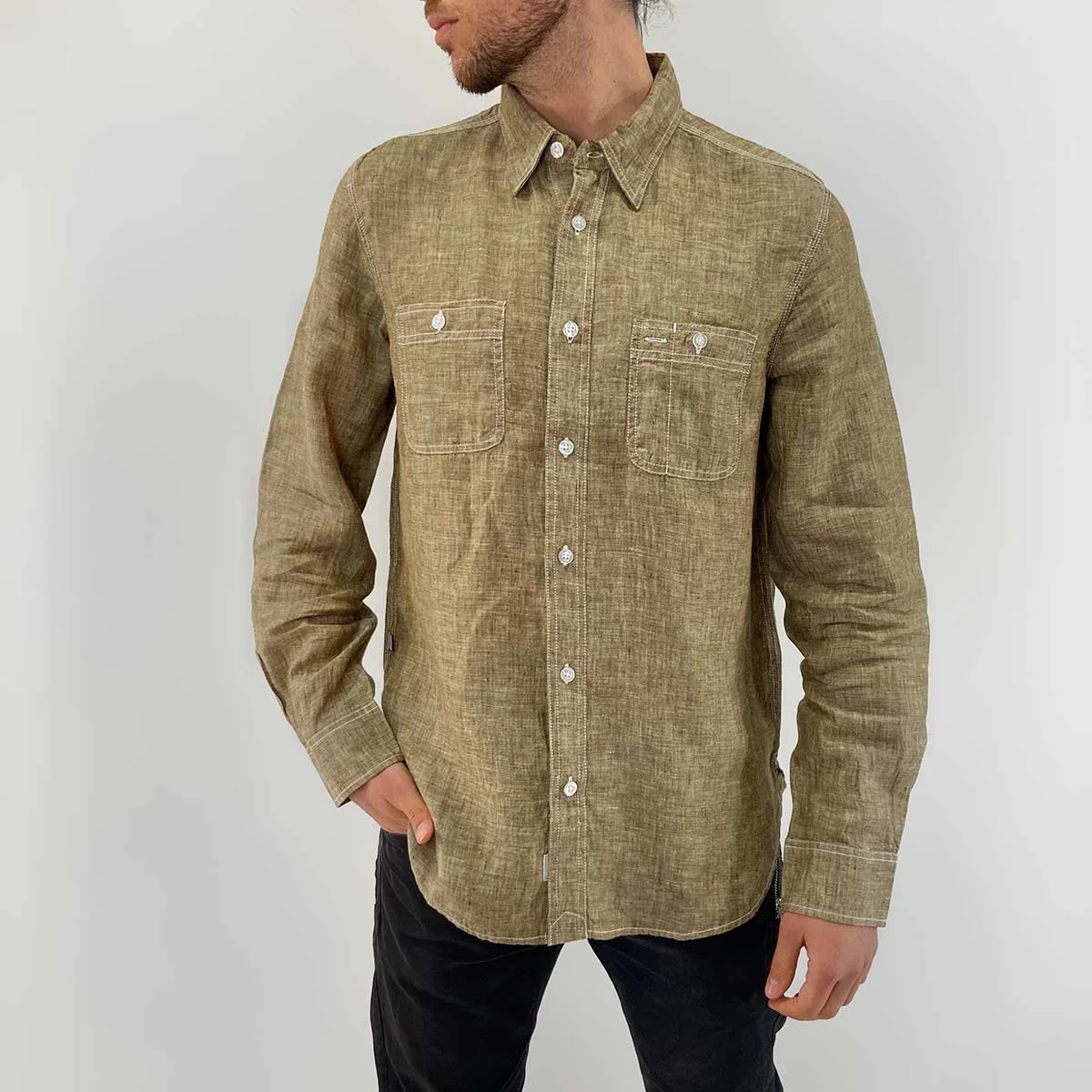 Camicia lino - immagine 2