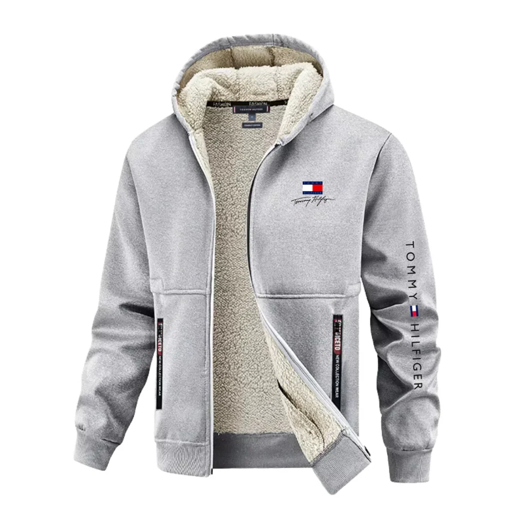 Felpa con Cappuccio con Zip più Calda - immagine 6