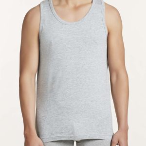 100% Cotton - Canottiera in cotone  - Argento Bipack