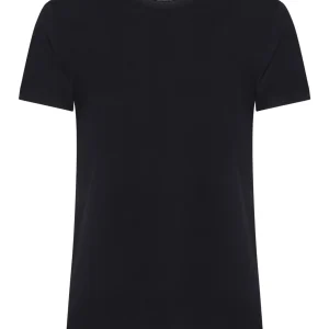 100% Cotton - Maglietta girocollo in cotone  - Nero Bipack