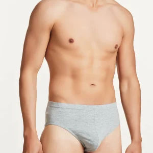 100% Cotton - Slip midi in cotone - Argento Bipack