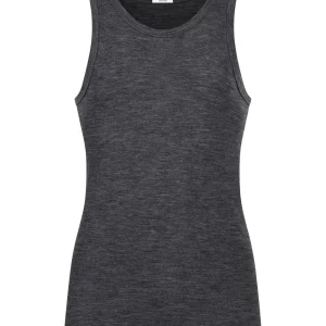 WSK - Canottiera in lana e seta - Ardesia Mel.