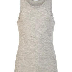 WSK - Canottiera in lana e seta - Vapore Mel.