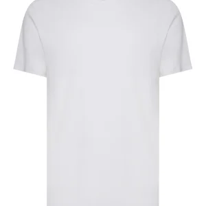 Interlock - Maglietta girocollo in puro cotone - White
