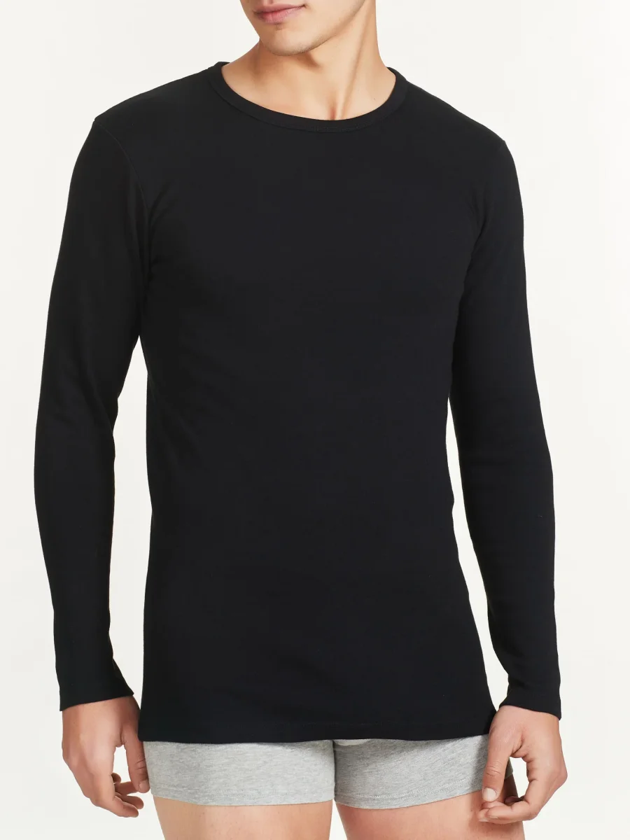 Interlock - Maglietta girocollo in interlock di cotone - White - immagine 3