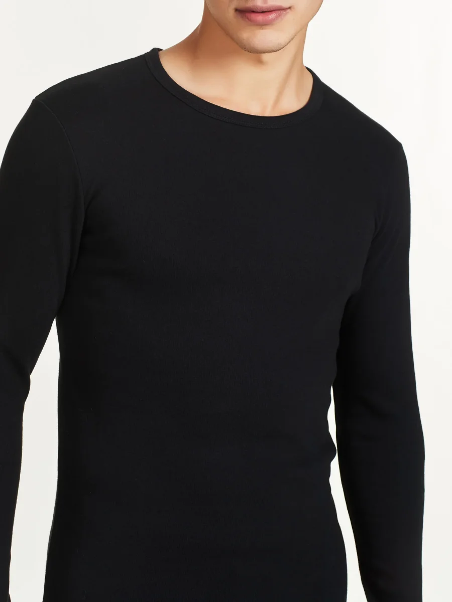 Interlock - Maglietta girocollo in interlock di cotone - White - immagine 5