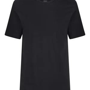 Dynamic - Maglietta girocollo a manica corta in cotone elasticizzato - Nero Bipack