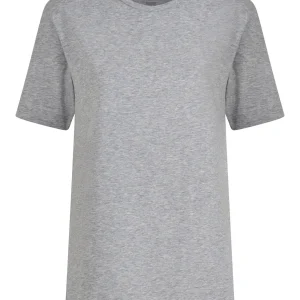 Dynamic - Maglietta girocollo a manica corta in cotone elasticizzato - Argento Mel.Bipack