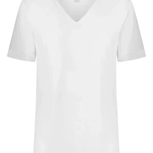 Dynamic - Maglietta scollo a V a manica corta in cotone elasticizzato - B.co Bipack