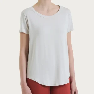 Maglietta a manica corta in Viscosa Summer - Champignon