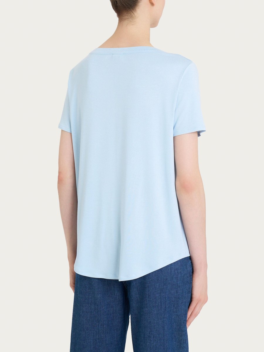 Maglietta a manica corta in Viscosa Summer - Skyway - immagine 3