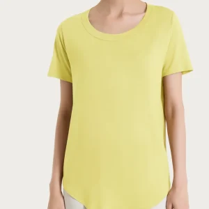 Maglietta a manica corta in Viscosa Summer - Acacia