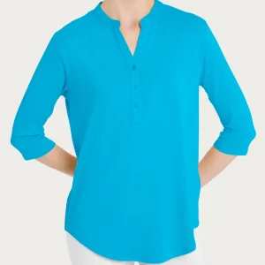 Maglietta a manica 3/4 in Viscosa Summer - Aquarius