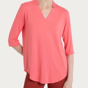 Maglietta con scollo a V in Viscosa Summer - Dubarry