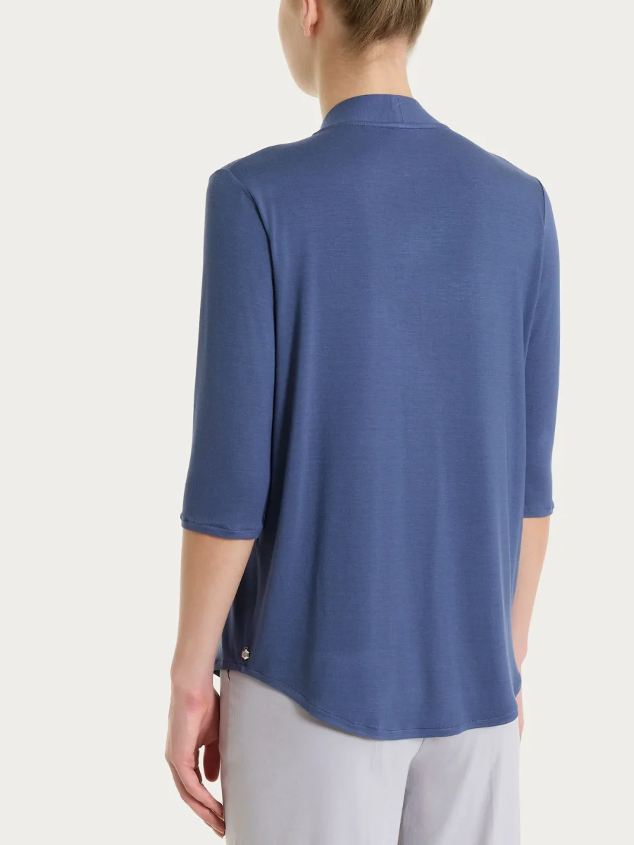 Maglietta con scollo a V in Viscosa Summer - Oceana - immagine 3