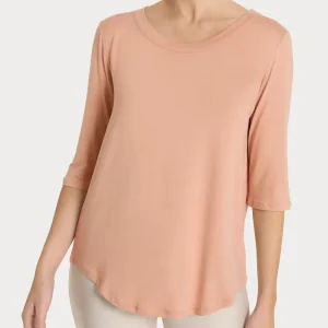 Maglietta girocollo in Viscosa Summer - Cork