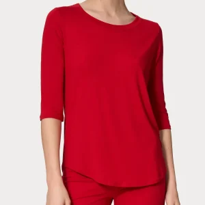 Maglietta girocollo in Viscosa Summer - Salsa