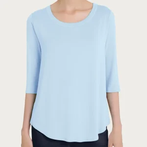 Maglietta girocollo in Viscosa Summer - Skyway