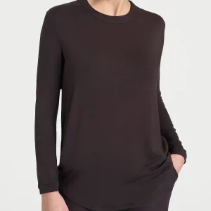 Maglietta a girocollo chiuso in Eco Viscosa - Chocolate Torte