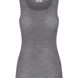 Wonderwool - Canottiera in costina di lana ultrafine - Vapore Mel.