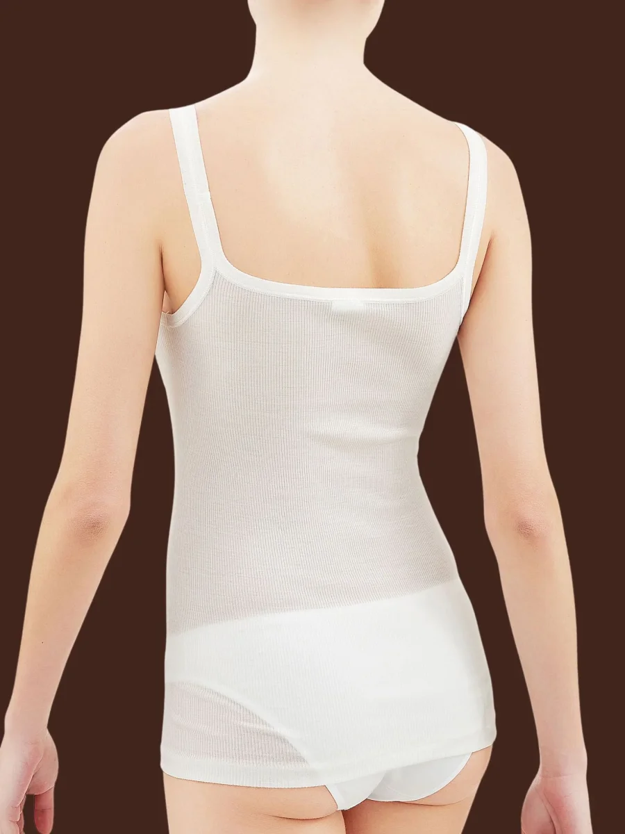 Wonderwool - Top in costina di lana ultrafine - Nero - immagine 4