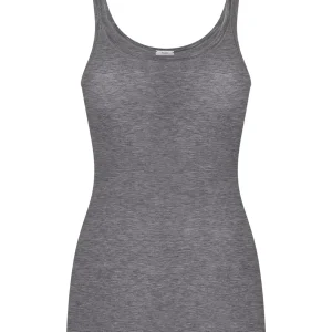 Wonderwool - Top in costina di lana ultrafine - Vapore Mel.