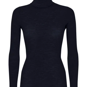 Wonderwool - Dolcevita in costina di lana ultrafine - Blu/Navy