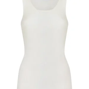 Wonderwool - Canottiera in lana ultrafine - B.co Seta