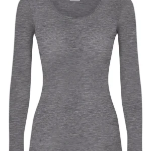 Wonderwool - Maglietta manica lunga in lana ultrafine - Vapore Mel.