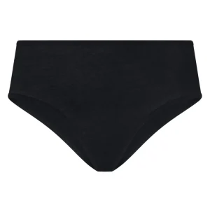 Invisible - Slip alto in microfibra di cotone elasticizzato - Nero Bipack