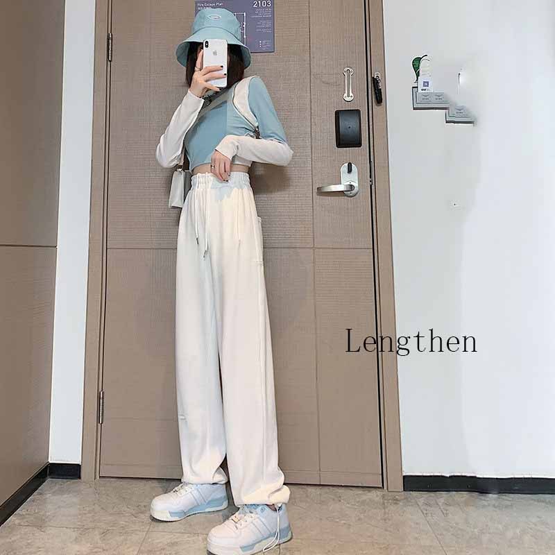 Pantaloni Larghi Casual a Vita Alta da Donna - immagine 5