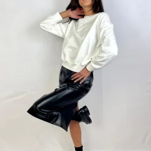 SusyMix - Maglia felpa strass -  Art. 51791