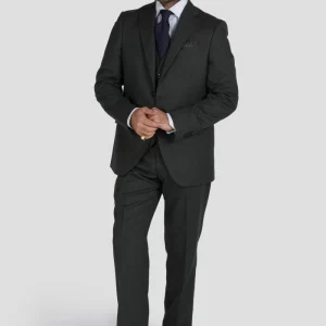 Abito Tre Pezzi in Flanella  Verde