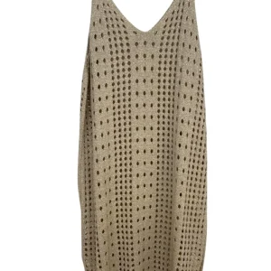 Red Carpet Roma - Abito canotta oro traforato - 23719RAH