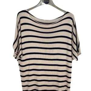 Red Carpet Roma - Maglia scollo barca righe   - MIN6768ASH