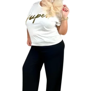 Susystar - T-shirt stampa fiore - Art. STS7042