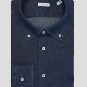 Camicia denim button down