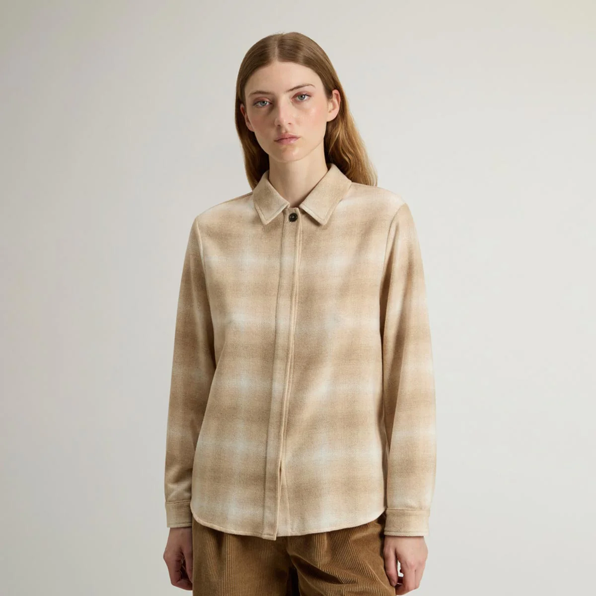 Camicia in misto lana