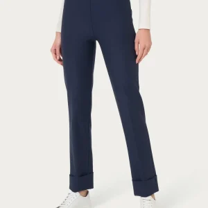 Pantalone slim dritto in Compact - Persia