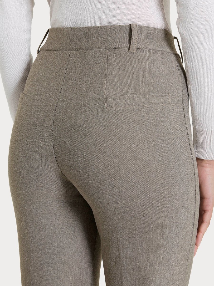 Pantalone slim dritto in Compact - Glace' Mel. - immagine 4